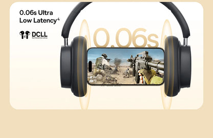 Baseus kabellose Bluetooth 5.3 Over-Ear-Kopfhörer – HiFi-40mm-Treiber, faltbares Headset mit 70H Wiedergabezeit und Spatial Audio