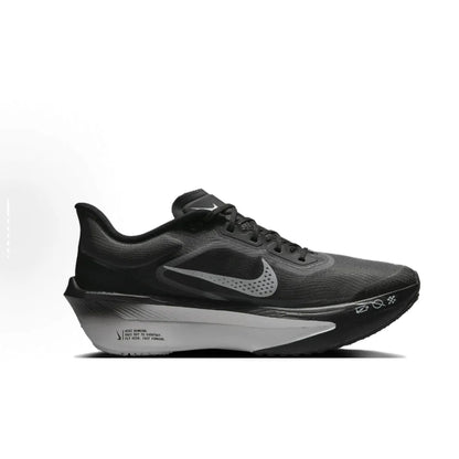 Nike Zoom Fly 6 Comfortable Low-Top Slip-Resistant Durable Running Shoes Men's Black/Grey FN8454-001