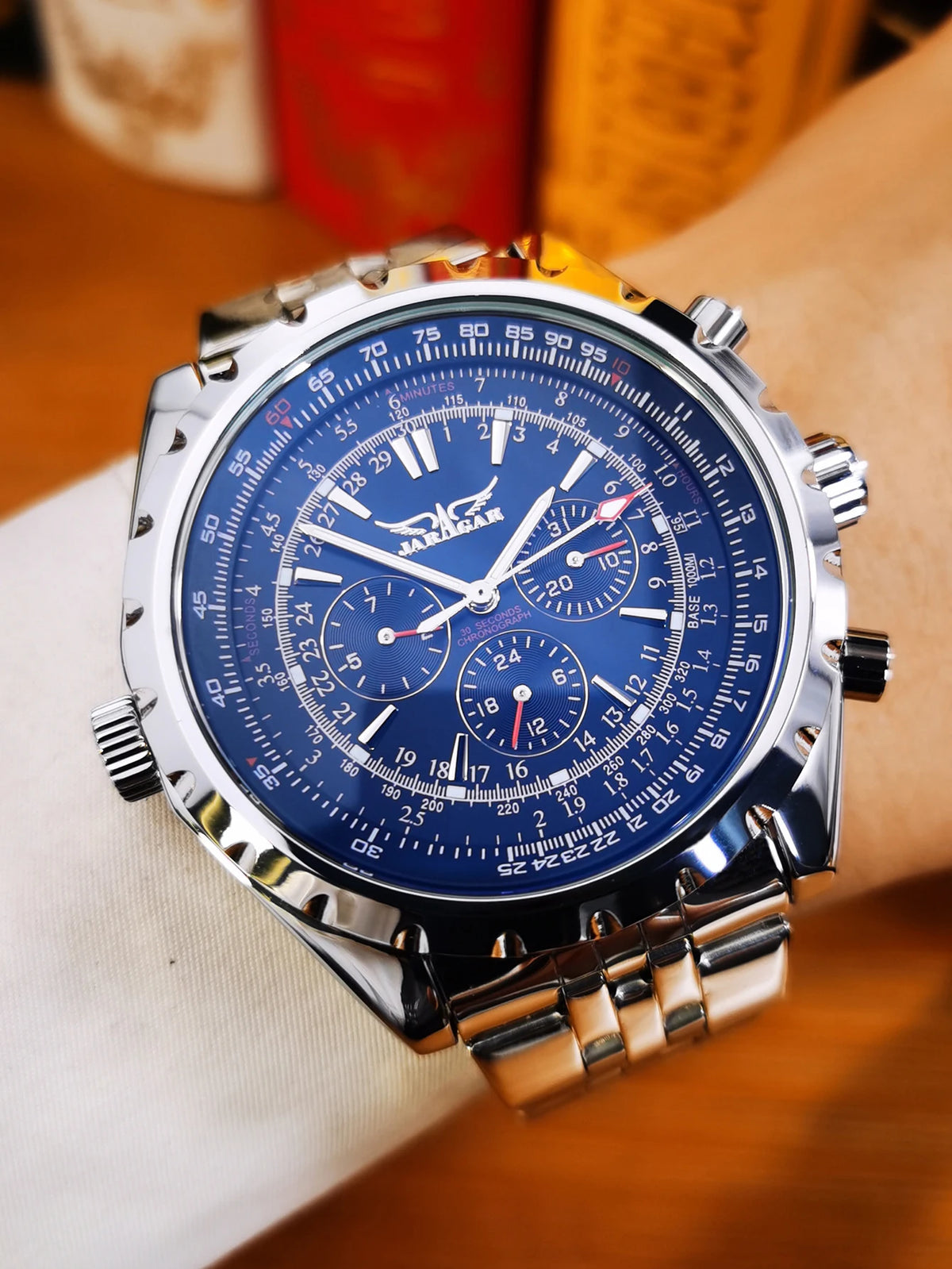 JARAGAR 212 Men’s Automatic Mechanical Watch – Fashion, Business, Luxury, Week Calendar – Men’s Watch – Premium Gift – Reloj Hombre