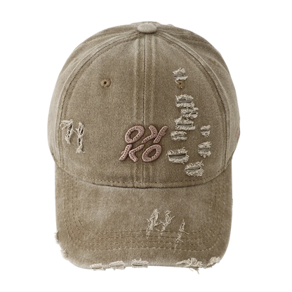 2026 New Retro Washed Cotton Baseball Cap Unisex Letter Embroidery Caps Adjustable Casual Outdoor Streetwear Sports Dad Hats