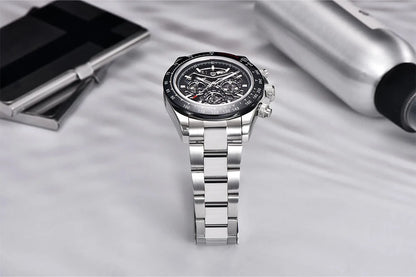 PAGANI DESIGN Men's Automatic Mechanical Watch Stainless Steel Waterproof Sport 10Bar Luxury Casual Watch for Men Reloj Hombre