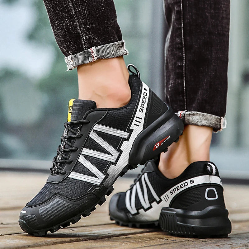 Waterproof Men and Women Cycling Shoes MTB Bike Riding Shoes Motorcycle Shoes Bicycle Shoes Hiking Sneakers for Men