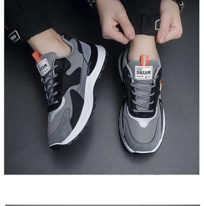 Chaussures de sport polyvalentes en maille pour hommes, baskets respirantes de marque, chaussures de course antidérapantes, chaussures de sport à plateforme, Tenis Masculino