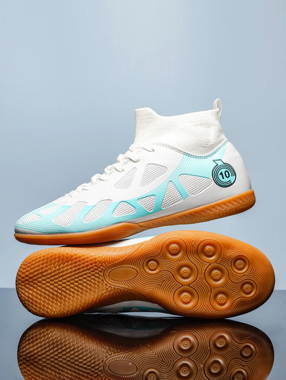 2026 New Professional Indoor Flat-Bottomed Football Shoes Teenagers Durable Comfortable Training Shoes Adult Non-Slip Soccer Shoes