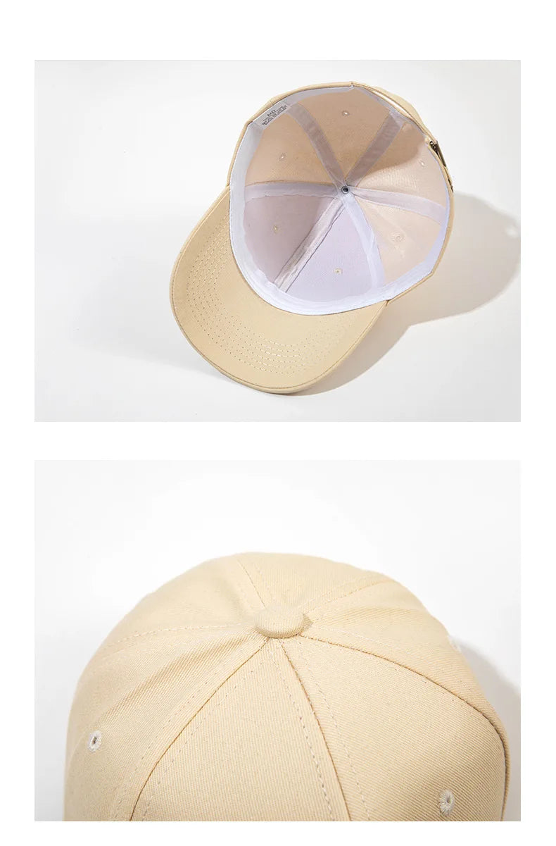 Spalvos Vasara Ruduo Mada Vienspalvės Vyrai Moterys Beisbolo kepurė Lipni kepurė HipHop Reguliuojama Šauni saulės kepurė Casquette Gorras Dovanos