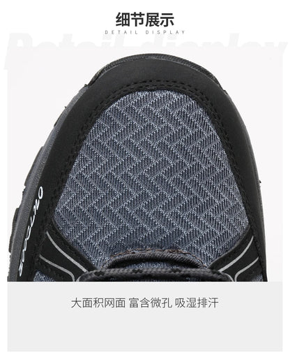 Marken-Wanderschuhe für Herren, atmungsaktive Mesh-Reiseschuhe, wasserdichte Outdoor-Schuhe für Jagd und Angeln, Berg-, Offroad-, Reit- und Sportschuhe