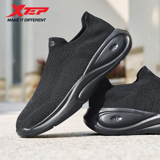Xtep Anti-Slip Lightweight Soft Mid sole Rebound For Male Breathable Comfortable Casual Shoes 874219320013