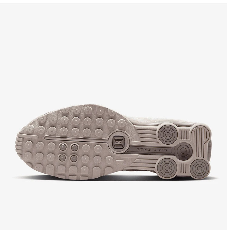 Originalūs Nike Shox R4 moteriški amortizuojantys žemaauliai bėgimo bateliai HV0934-001