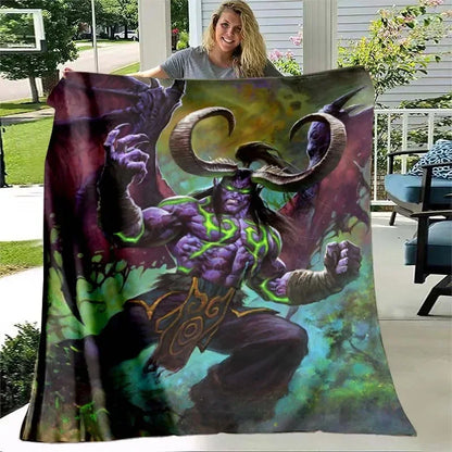 3D World of Warcraft pattern printed blanket bedroom living room home decor picnic blanket child room bed blankets birthday gift