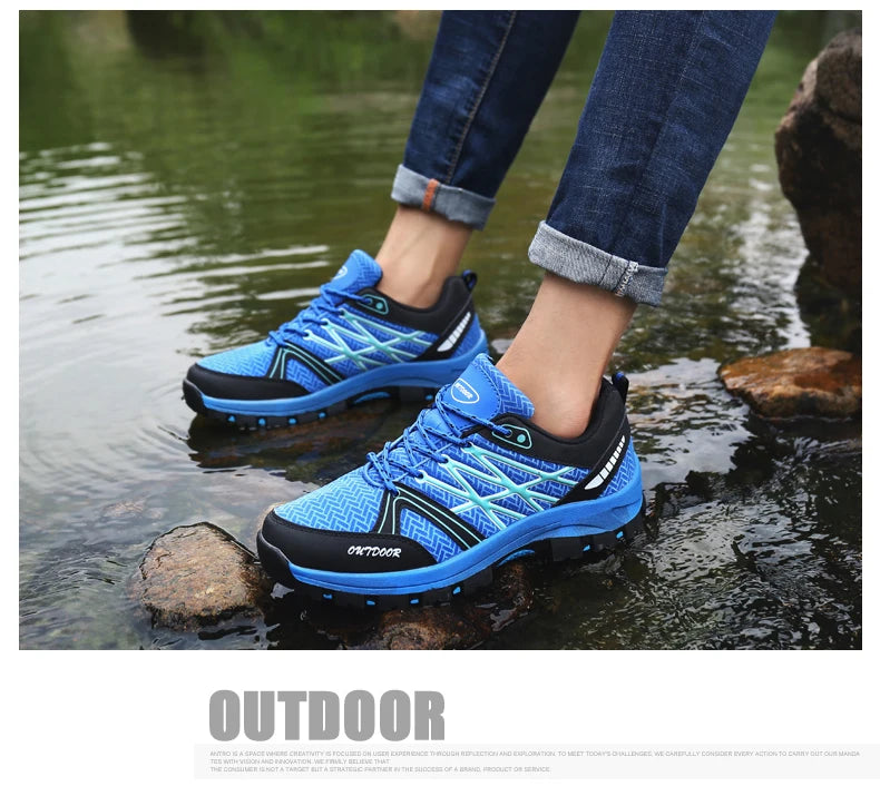 Marken-Wanderschuhe für Herren, atmungsaktive Mesh-Reiseschuhe, wasserdichte Outdoor-Schuhe für Jagd und Angeln, Berg-, Offroad-, Reit- und Sportschuhe
