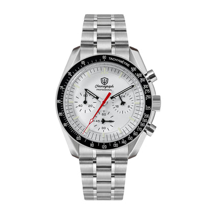 Orologio da uomo Watchdives New Wd1863 al quarzo VK63, cronografo con vetro zaffiro bombato, impermeabile, 39 mm, in acciaio, top brand, orologio business di lusso