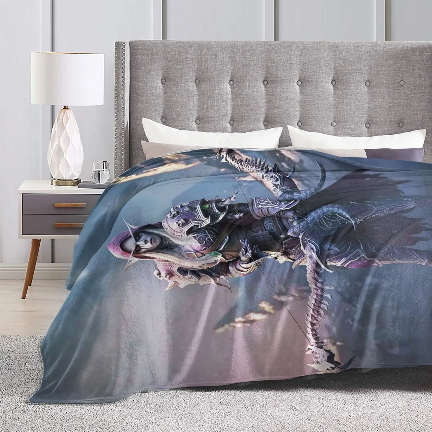 Topla deka Students Travel World of Warcraft Sylvanas Windrunner deka za prekrivanje flanelski prekrivač za uređenje doma prekrivač za krevet