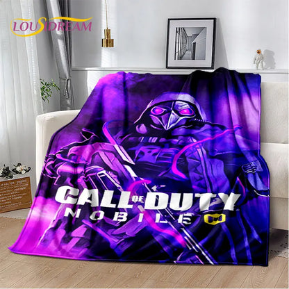 3D COD,Call of Duty Game Gamer Soft Plush Blanket,Flannel Blanket Throw Blanket for Living Room Bedroom Beds Sofa Office Cover