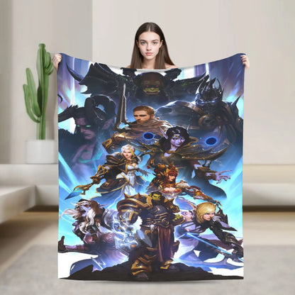 WOW World of Warcraft Blankets Quality Soft  Bedding Throws Winter Kids Bedroom Novelty Bedspread