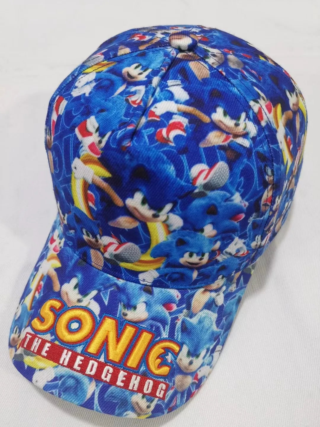 Șapcă de baseball 3D „Shadow the Hedgehog” pentru adulți și copii, cu imprimeu Sonic, Amy, Tails și Knuckles, cu margine plată și limba de rață, cadou