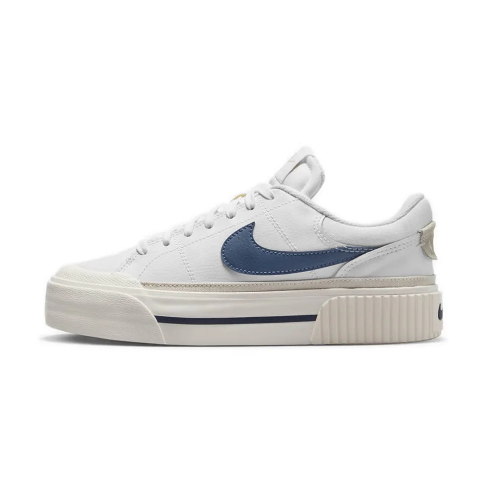 Nike Court Legacy Lit Leather Comfort Slip-Resistant Cushioning Durable Low-Top Tennis Shoe Women's DM7590-100