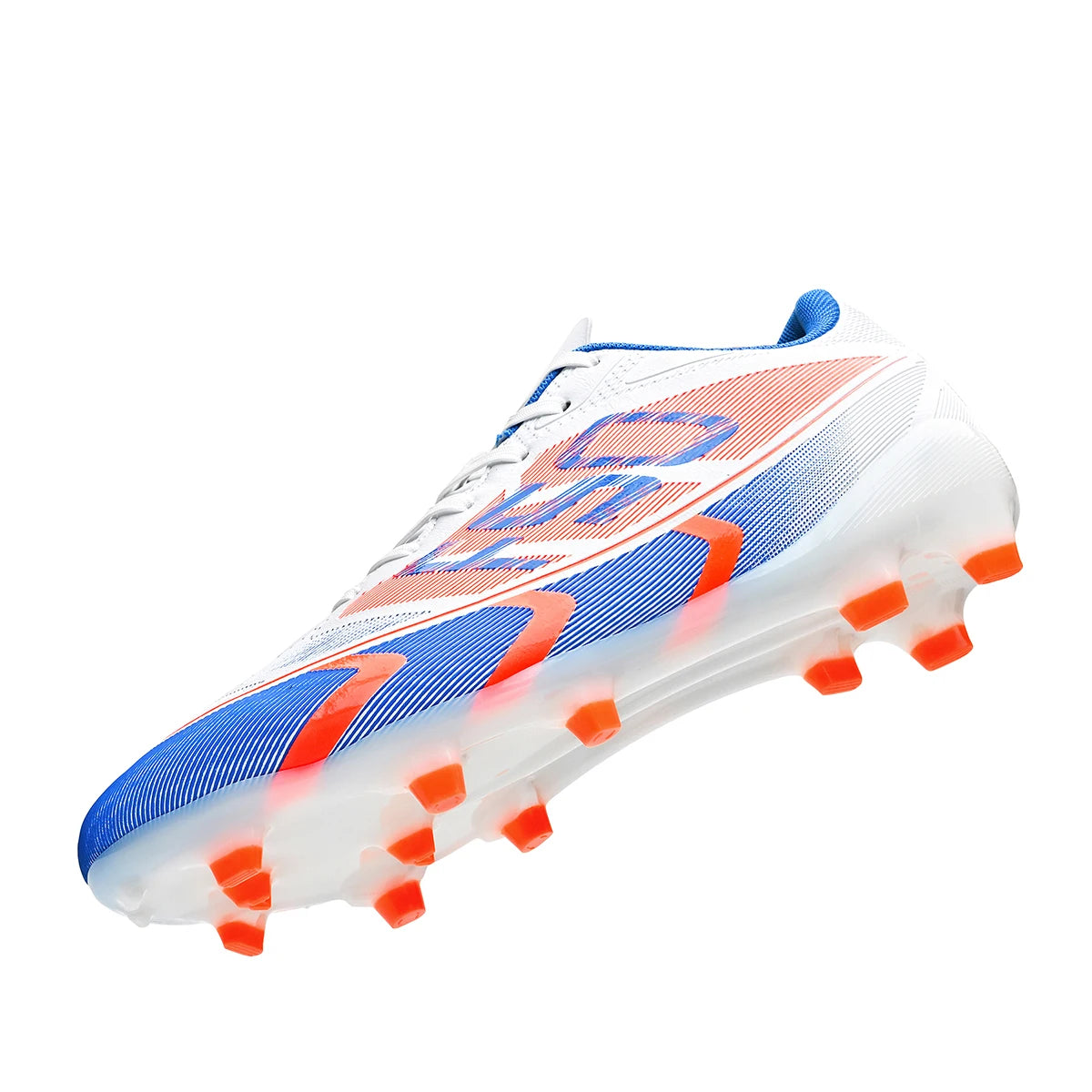 Chaussures de football AG FG unisexes pour adultes, crampons longs à haute adhérence, baskets légères et confortables pour l'entraînement et la compétition