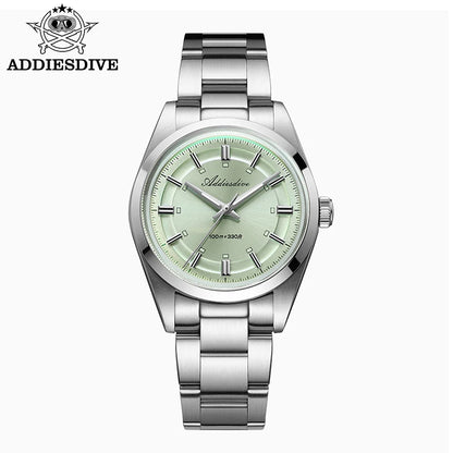 ADDIESDIVE – Luxury analogue men’s watch, VH31 quartz movement, domed crystal, water-resistant to 10 bar, BGW9 luminescent coating, steel case – Customisable model AD2515