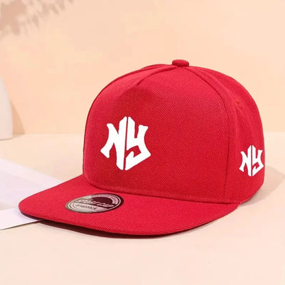 Gorra de béisbol con letras neutras, para primavera y otoño, ajustable, informal, de estilo hip-hop, con visera, ideal para actividades al aire libre y protección solar.