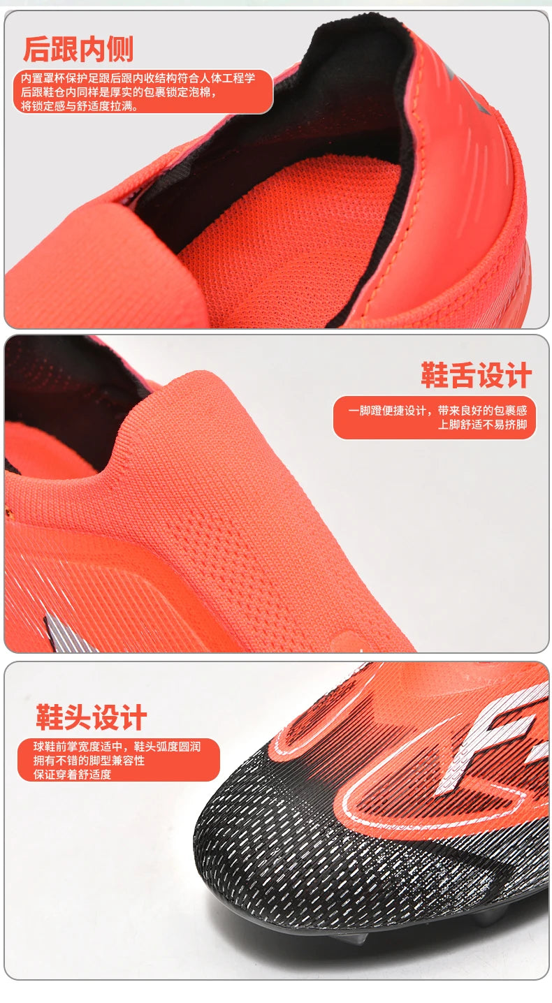 Chaussures de football pour hommes, neuves, pour terrain gazonné, professionnelles, originales, résistantes, décontractées, chaussures de football de qualité supérieure, ultralégères