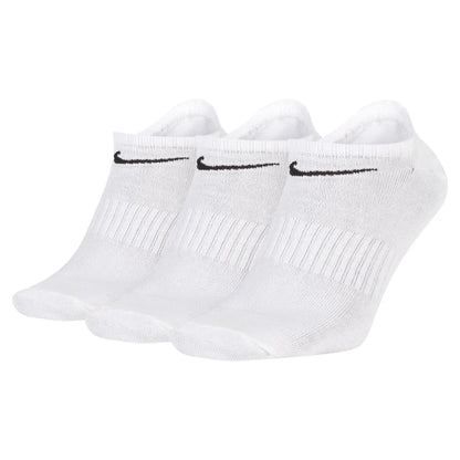 Nike Logo Athletic High-Top Socks Training Mid-Calf Socks Unisex Style Combo Pack White SX7676-100