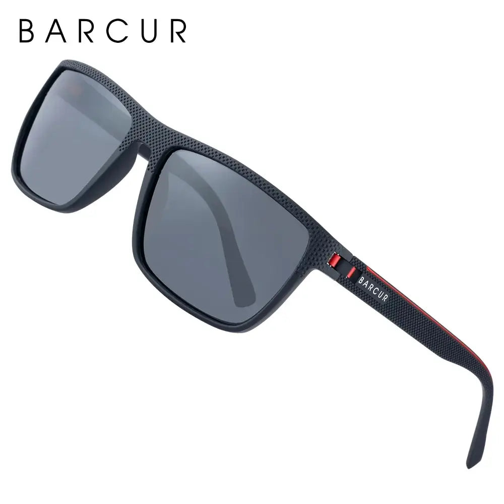 BARCUR Design TR90 napszemüveg férfiaknak, polarizált, könnyű sportnapszemüveg nőknek, szemüveg-kiegészítő, Oculos UVAB védelem