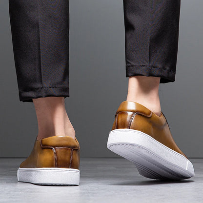Chaussures de planche King-Size pour hommes, version décontractée, baskets polyvalentes, chaussures plates à enfiler, chaussures de planche confortables, 38-49