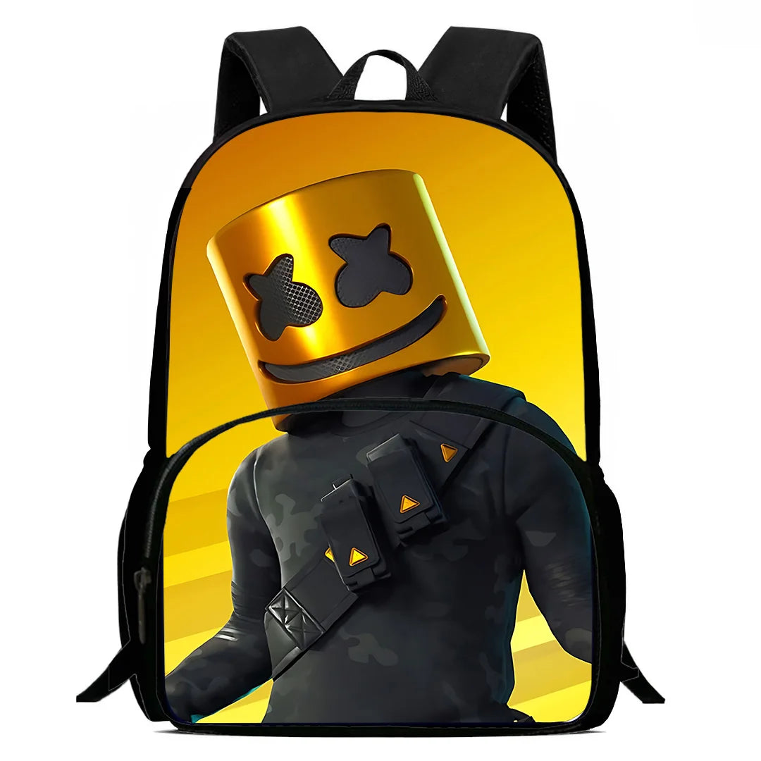 Klassischer Fortnite-Kinderrucksack für Jungen und Mädchen, Schulrucksack mit großem Fassungsvermögen, langlebiger Rucksack für Camping, Schüler und Geburtstagsgeschenk für Kinder