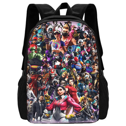 Stylové dětské batohy FortniteS pro kluky i holky, studentský dárek k narozeninám, unisex školní tašky a odolný kempingový batoh