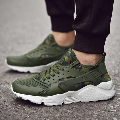 Ανδρικά Sneakers Μόδας, Ελαφριά, Άνετα και Διαπνέοντα Αθλητικά Παπούτσια για Άνδρες, Παπούτσια Πεζοπορίας Καλοκαιρινά από Δίχτυ, Επίπεδα Κόκκινα Παπούτσια Τένις