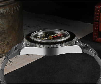 San Martin Root Beer Classic Vintage Luxury Men's Watch 39mm NH34 GMT Automatic Mechanical Watch Sapphire Waterproof 100m SN0109