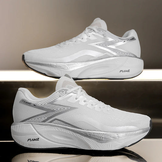 Men's Casual and Comfortable Solid Color Wear-Resistant Jogging Shoes Breathable and Easy-To-Wear Sports Shoes Non-Slip