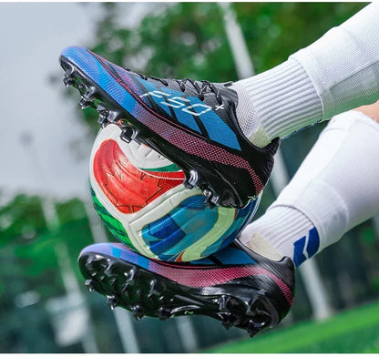 Nouvelles chaussures de football pour hommes, chaussures de sport d'extérieur, chaussures de match professionnelles, baskets antidérapantes, chaussures de football d'entraînement, chaussures ultralégères unisexes