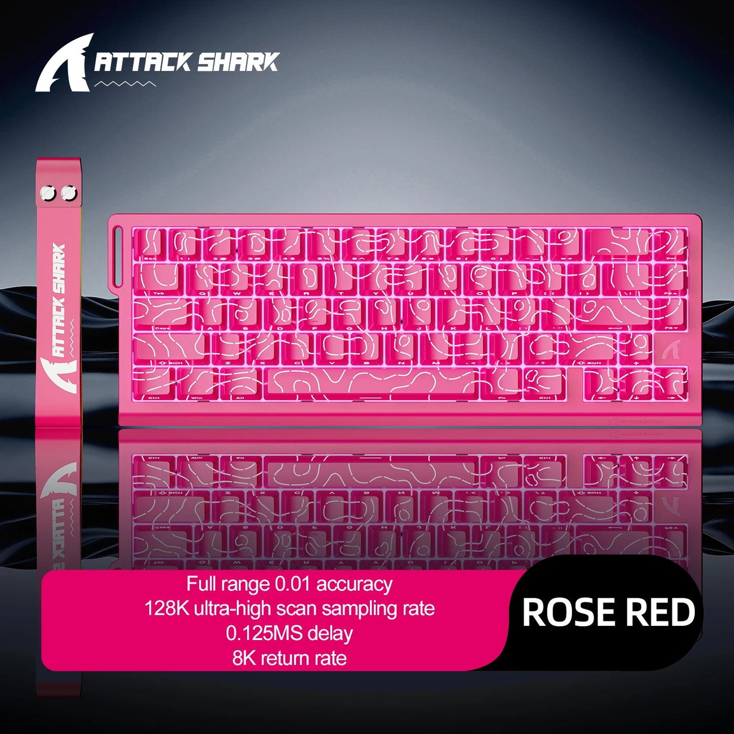Magnetic Gaming Keyboard ATTACK SHARK X68HE X68PRO HE and FREEWOLF F68 Wired F68Pro Wireless for Pro Gaming 0.01mm Rapid Trigg