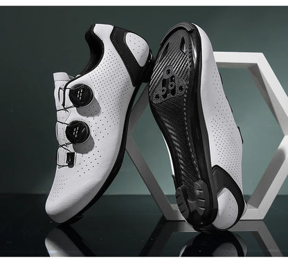 Scarpe da ciclismo MTB da uomo, scarpe sportive per bici da sterrato e da strada, sneakers da ciclismo flat ad alta velocità, calzature per mountain bike con tacchette SPD