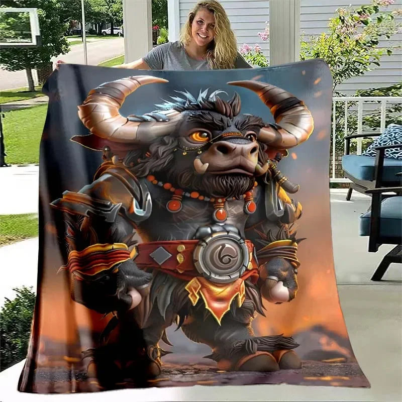 3D World of Warcraft pattern printed blanket bedroom living room home decor picnic blanket child room bed blankets birthday gift