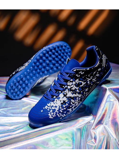 Nouvelles chaussures de football pour hommes, idéales pour les matchs sur gazon, l'entraînement et le soccer, crampons antidérapants, pour intérieur et extérieur, baskets de futsal de haute qualité, meilleures ventes.