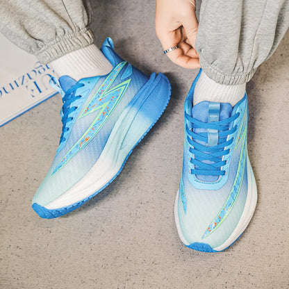Men's Running Shoes Professional Marathon Comfortable Breathable Mesh Sneakers Daily Fitness Anti-Slip Shock-Absorbing Jogging Shoes