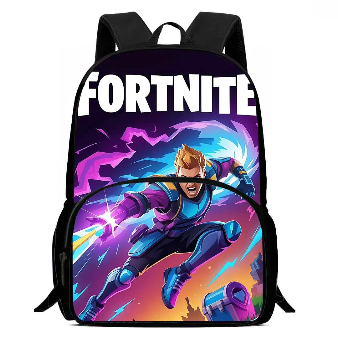 Klassischer Fortnite-Kinderrucksack für Jungen und Mädchen, Schulrucksack mit großem Fassungsvermögen, langlebiger Rucksack für Camping, Schüler und Geburtstagsgeschenk für Kinder