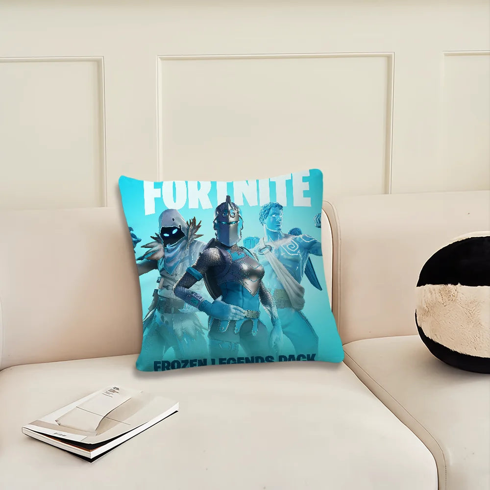 Game F-Fortnite Kissenbezug, dekorativer Kissenbezug für Zimmer, Zuhause, Sofa, Wohnzimmer, Büro und Auto, nordische Schlichtheit