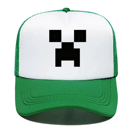 Cyberpunk-spil Totem of Undying Hat Cosplay Unisex Pixel Block Baseballkasket Solhat Udendørs tilbehør