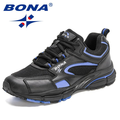 BONA new designers running shoes breathable outdoor sports shoes women lightweight sneakers ladies comfort athletic shoes