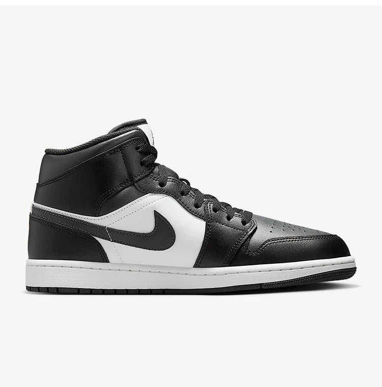 Nike Official Genuine Air Jordan 1 Mid Men's High-Top Sports Shoes DQ8426-010