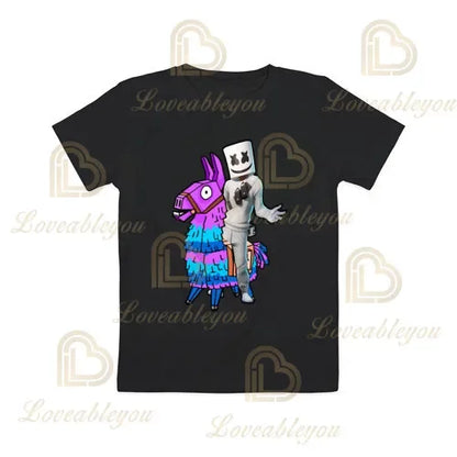 T-shirt Fortnite z kreskówkowym motywem dla chłopców i dziewczynek, Battle Royale 3D, 3–14 lat, Victory Royale, topy gamingowe dla dzieci i nastolatków
