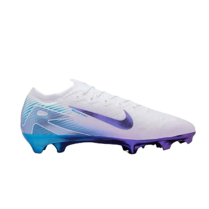 Nike Mercurial Vapor 16 Elite LV8 Soft, Breathable,Versatile,Durable,and Cushioned Soccer Cleats for Men – White/Blue HV4887-100