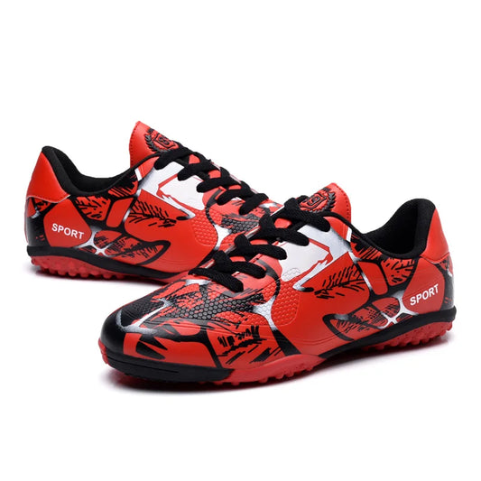 Children Soccer Shoes Sports Society Field Boy Football Shoes Futsal Fast Indoor Sneaker Original Ankle Cleats Football Boots
