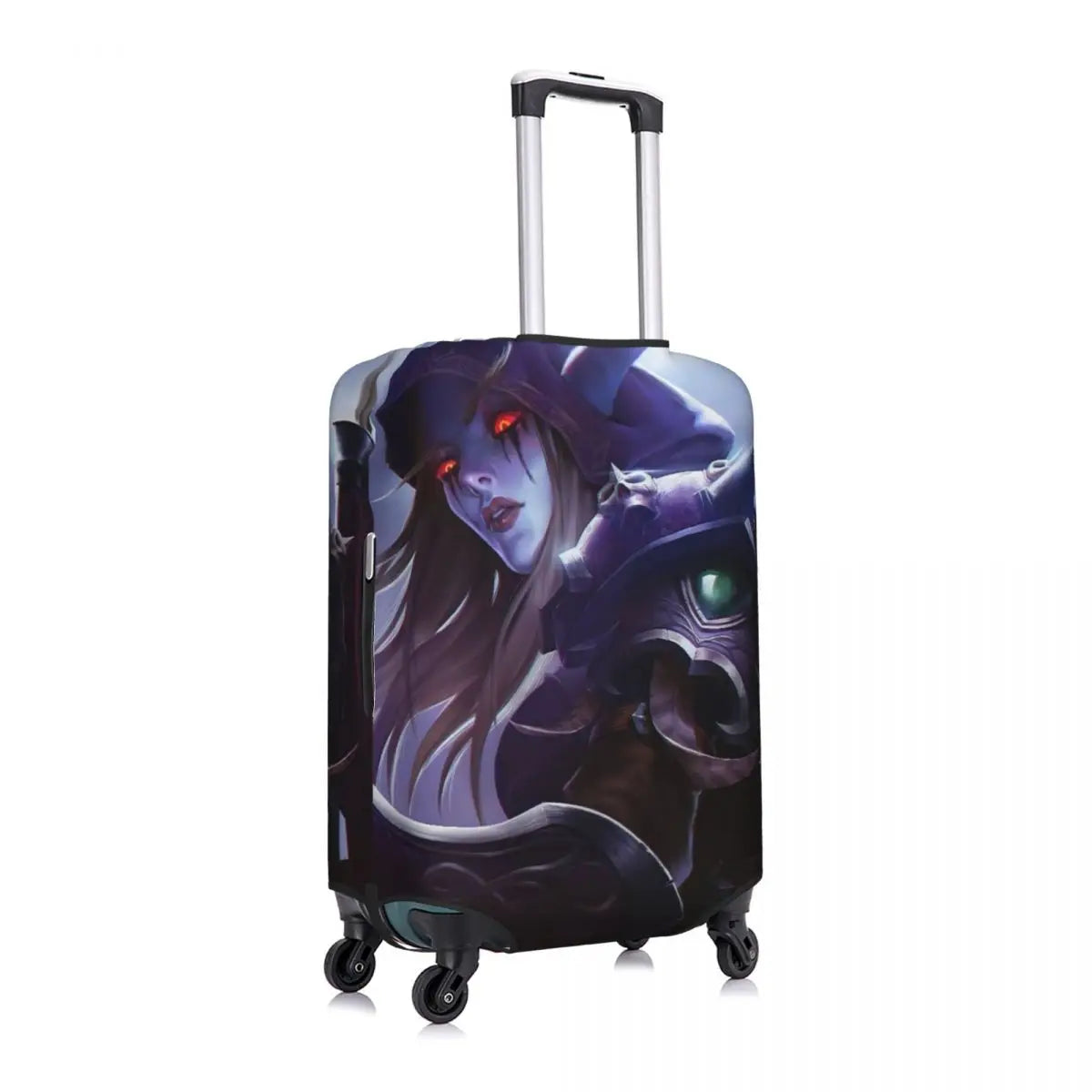World Of Warcraft Sylvanas Windrunner Suitcase Cover Elastic Business Protector Luggage Supplies Vacation