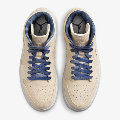 Oficiální originální dámské ležérní odolné vysoké tenisky Nike Air Jordan 1 DM9126-104