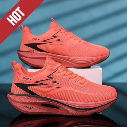 NEUE Laufschuhe mit Carbonplatte für Marathon, Herren, sportlich, atmungsaktiv, leicht, Damen, bequeme rutschfeste Sportsneaker, Casual
