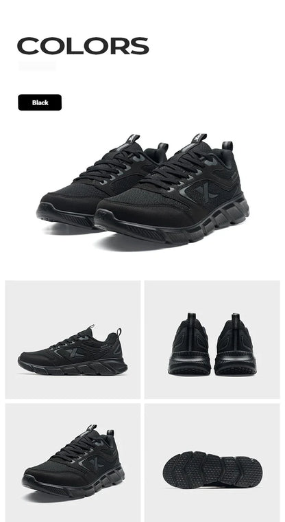 Xtep løbesko til mænd, sommer, mesh, åndbare, slidstærke, sporty, lette, ungdommelige, afslappede, med stødabsorbering 875219110065